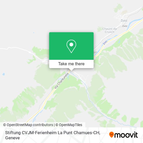 Stiftung CVJM-Ferienheim La Punt Chamues-CH map