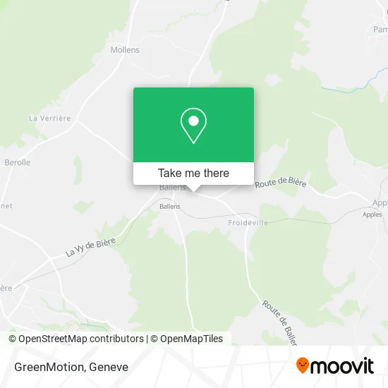 GreenMotion map