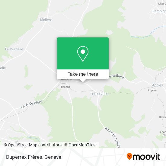 Duperrex Frères map