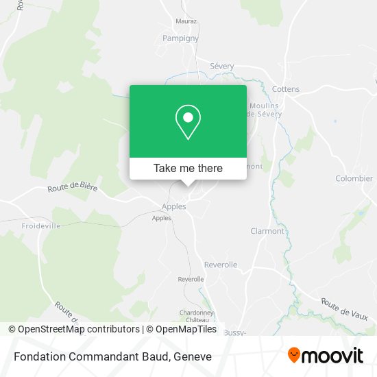 Fondation Commandant Baud map