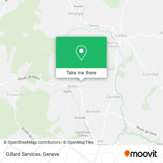 Gillard Services map