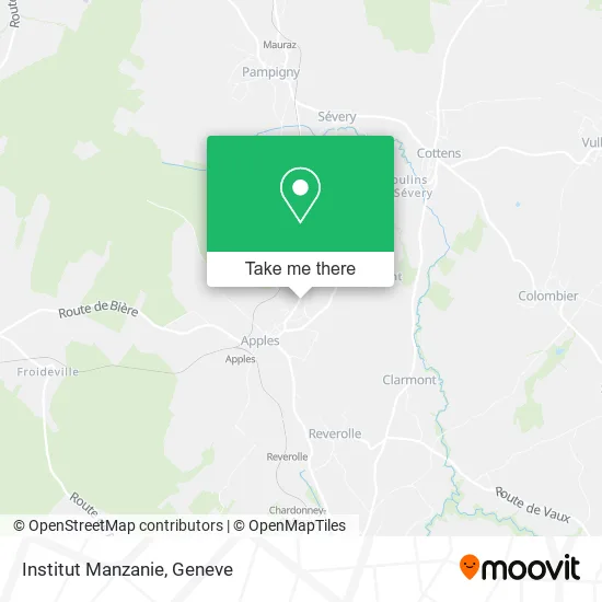 Institut Manzanie map