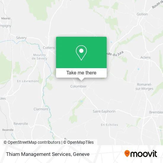 Thiam Management Services map