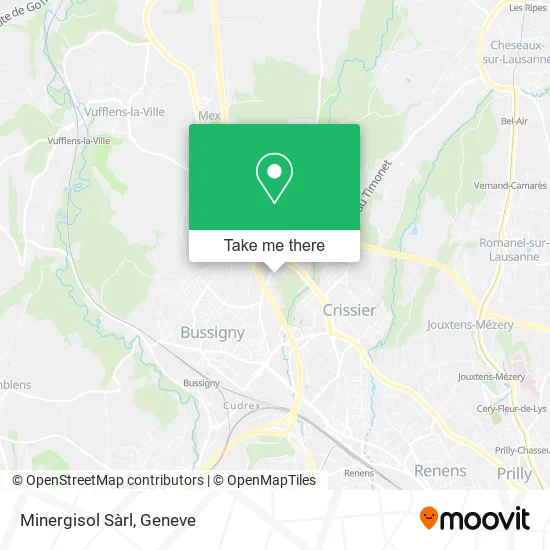 Minergisol Sàrl map