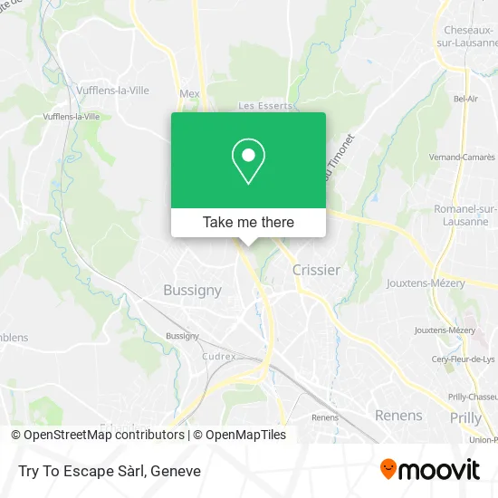 Try To Escape Sàrl map