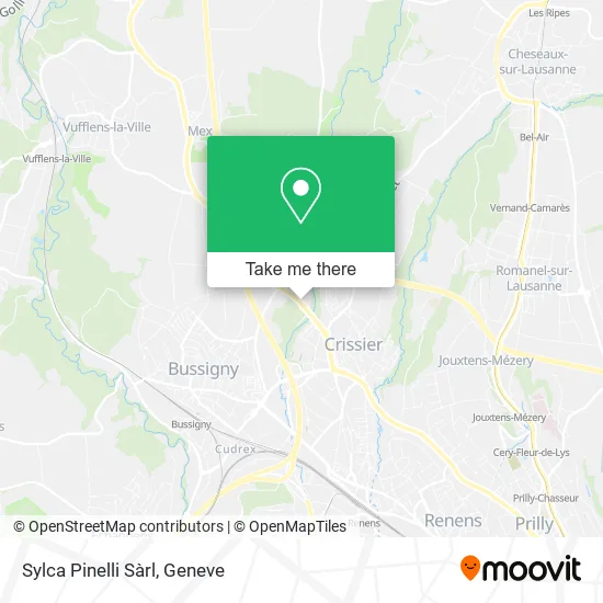 Sylca Pinelli Sàrl map