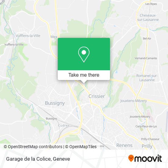 Garage de la Colice map