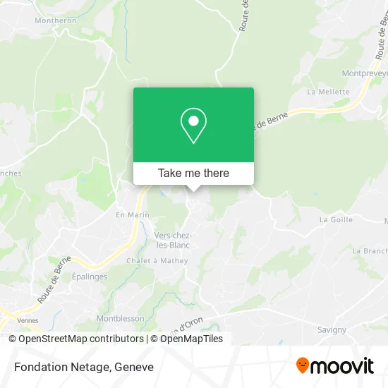 Fondation Netage map