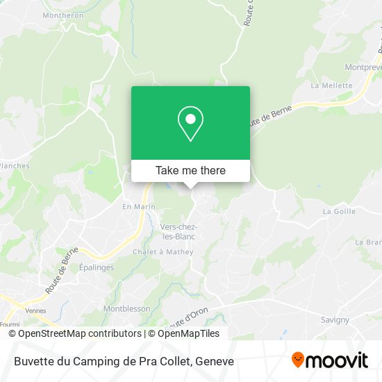 Buvette du Camping de Pra Collet map