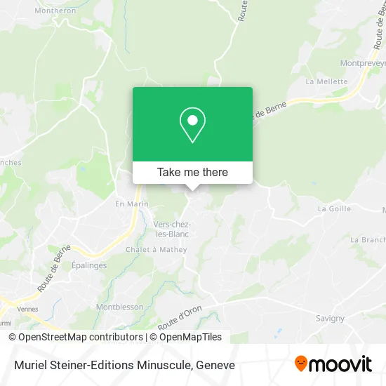 Muriel Steiner-Editions Minuscule map