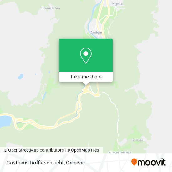 Gasthaus Rofflaschlucht map
