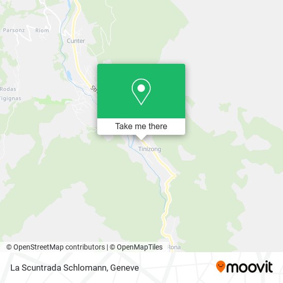 La Scuntrada Schlomann map