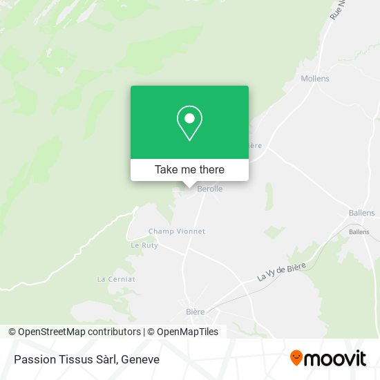 Passion Tissus Sàrl map