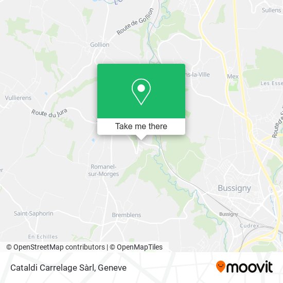 Cataldi Carrelage Sàrl map