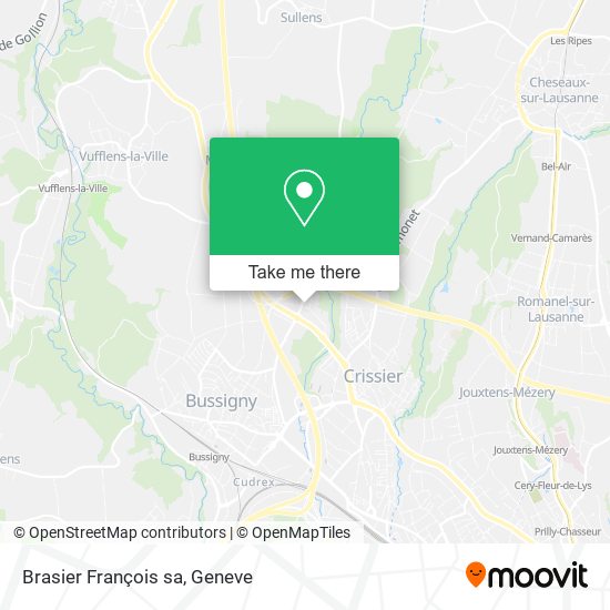Brasier François sa map