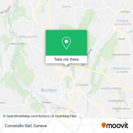 Cometallo Sàrl map