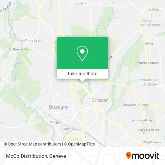 McCp Distribution map