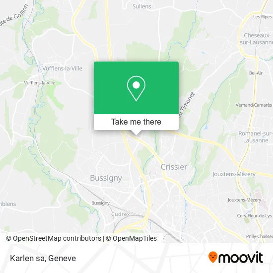 Karlen sa map