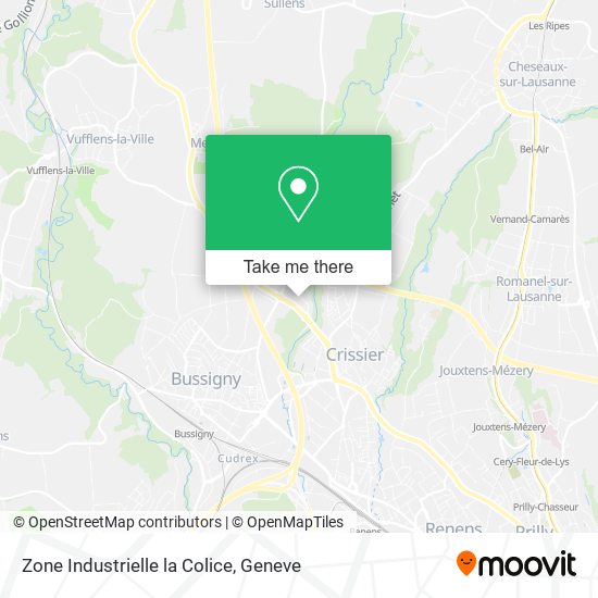 Zone Industrielle la Colice map