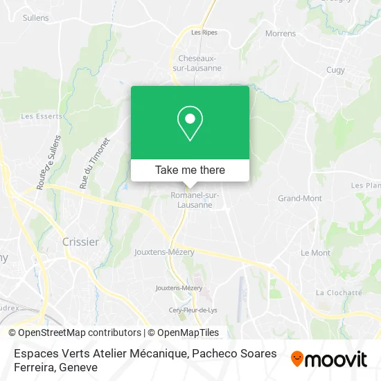 Espaces Verts Atelier Mécanique, Pacheco Soares Ferreira map