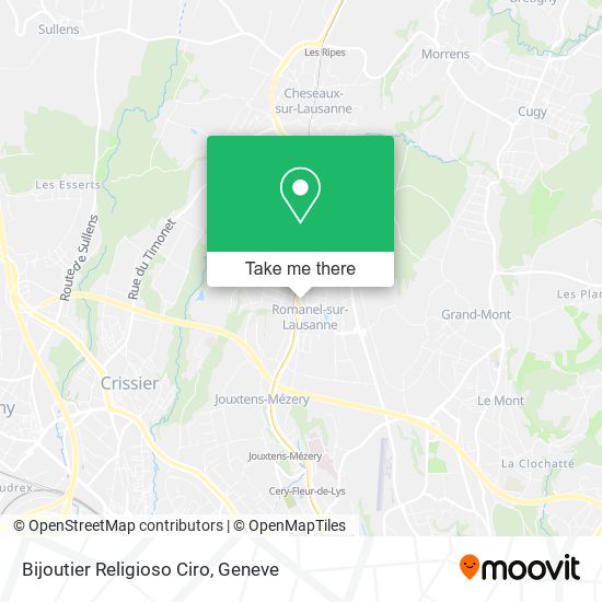 Bijoutier Religioso Ciro map