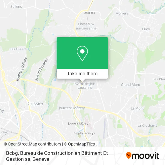 Bcbg, Bureau de Construction en Bâtiment Et Gestion sa map