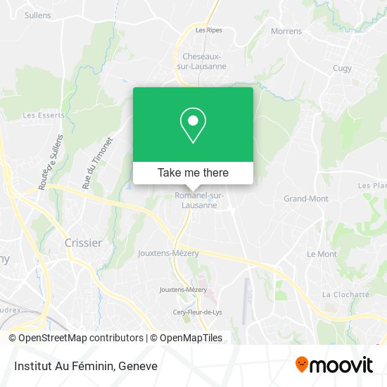 Institut Au Féminin map