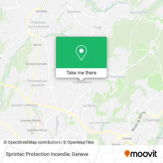 Sprintec Protection Incendie map