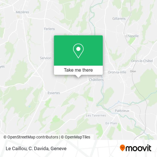 Le Caillou, C. Davida map