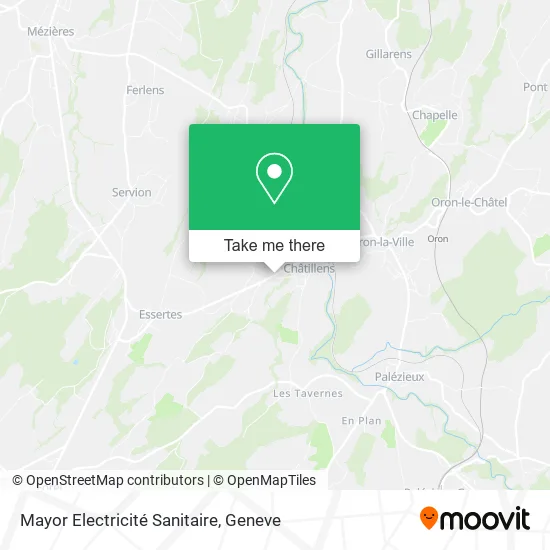 Mayor Electricité Sanitaire map