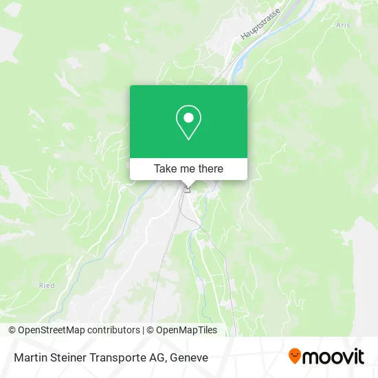 Martin Steiner Transporte AG map