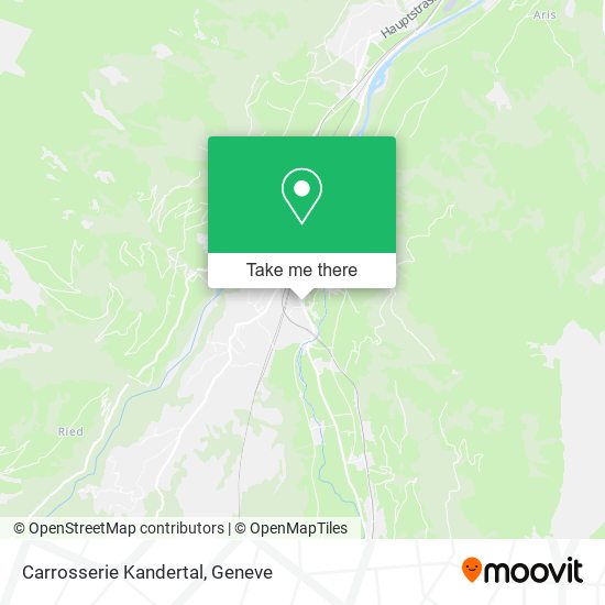 Carrosserie Kandertal map