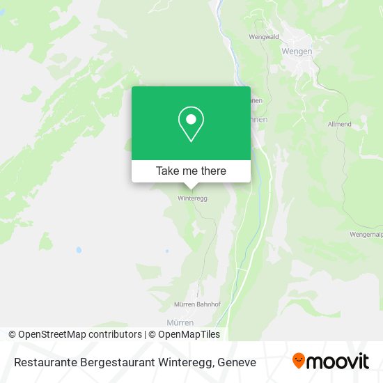 Restaurante Bergestaurant Winteregg map