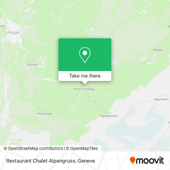 Restaurant Chalet Alpengruss map