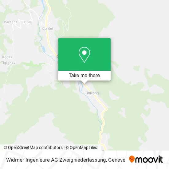 Widmer Ingenieure AG Zweigniederlassung map