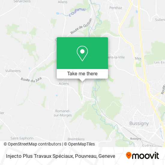 Injecto Plus Travaux Spéciaux, Pouvreau map