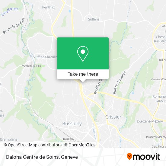 Daloha Centre de Soins map