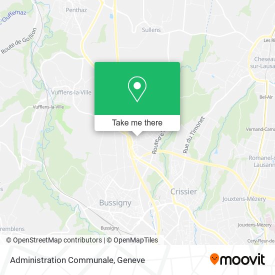 Administration Communale map