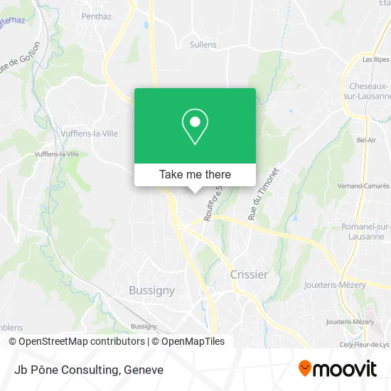 Jb Pône Consulting map