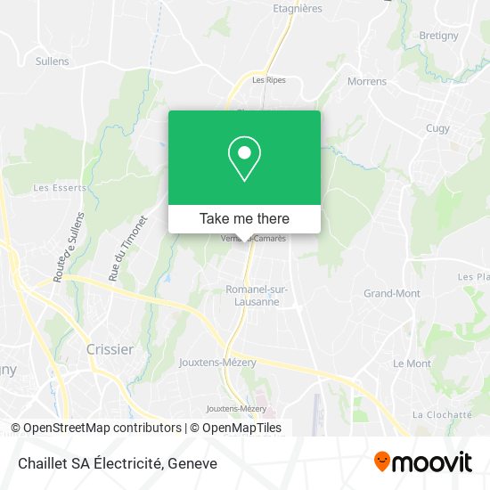 Chaillet SA Électricité map