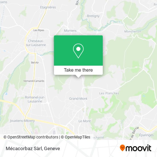 Mécacorbaz Sàrl map