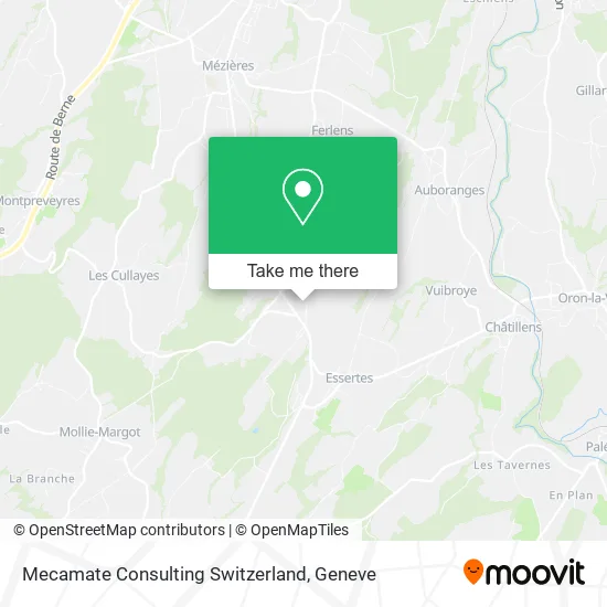 Mecamate Consulting Switzerland map