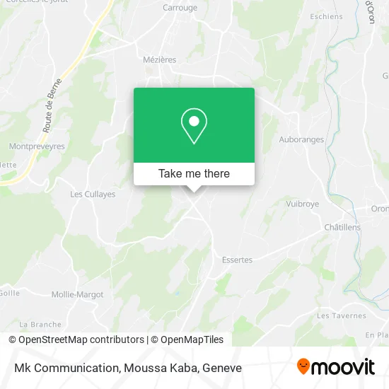 Mk Communication, Moussa Kaba map