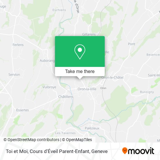 Toi et Moi, Cours d'Éveil Parent-Enfant map