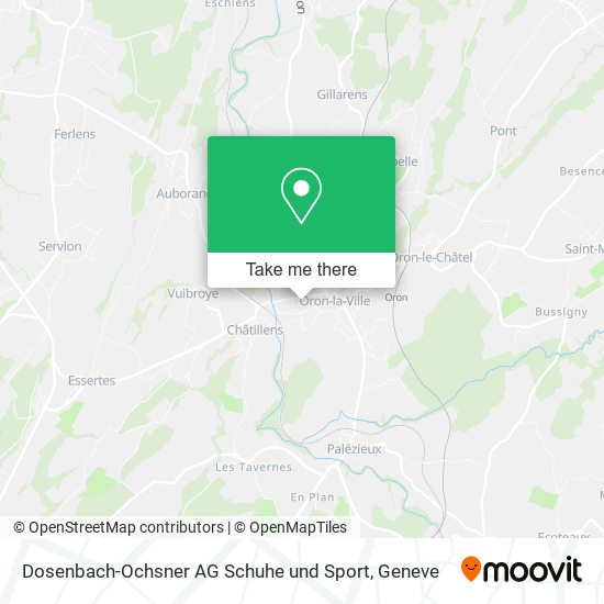 Dosenbach-Ochsner AG Schuhe und Sport map