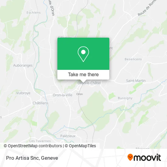 Pro Artisa Snc map