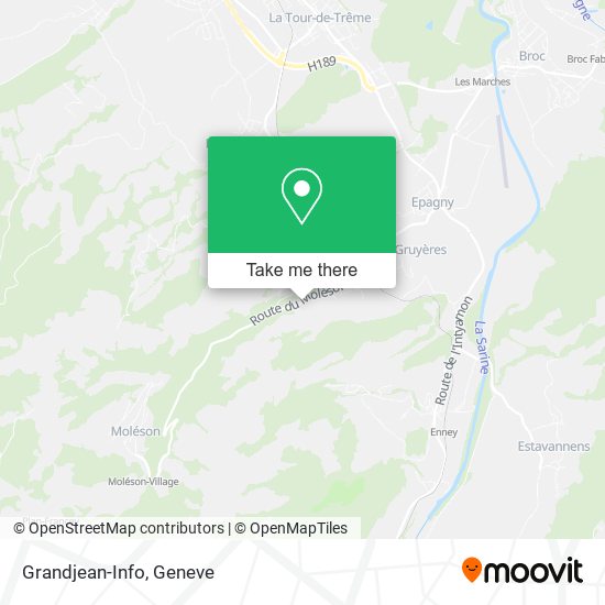 Grandjean-Info map