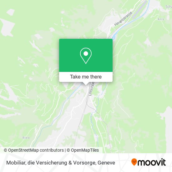 Mobiliar, die Versicherung & Vorsorge map