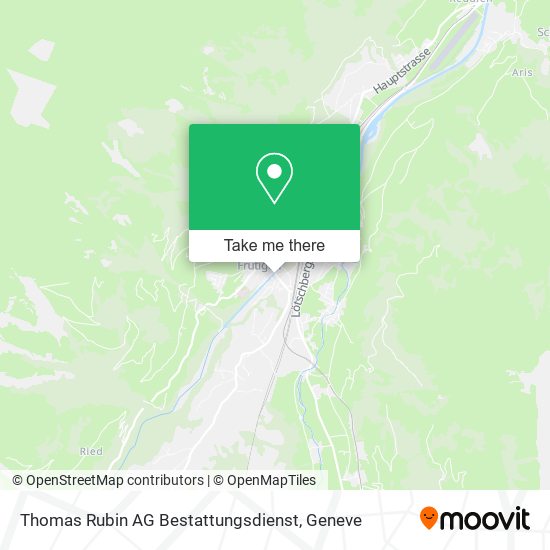 Thomas Rubin AG Bestattungsdienst map