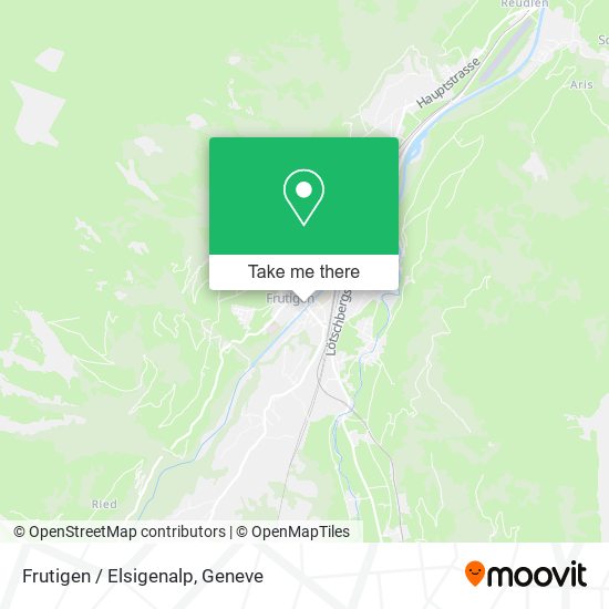 Frutigen / Elsigenalp map